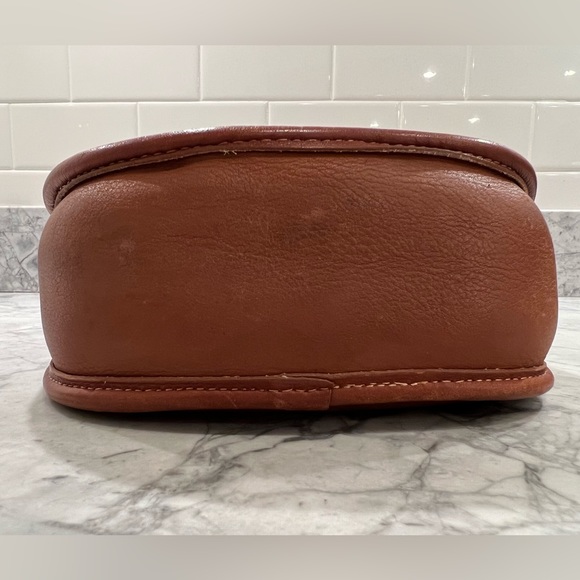 Coach Vintage Small Saddle Bag | Circa 1990 | Saddle Brown - Picture 8 of 12